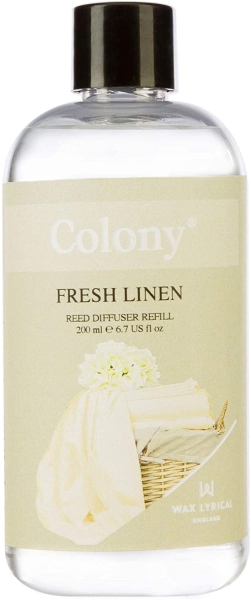 Wax Lyrical - Colony Fragranced Reed Diffuser Refill 200 ml Fresh Linen Wax Lyrical - Colony Fragranced Reed Diffuser Refill 200 ml Fresh Linen